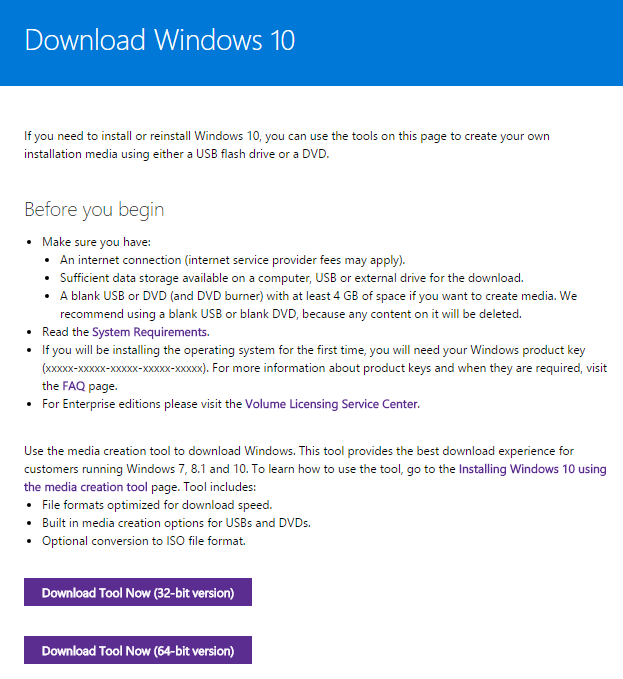 Download Windows 10 Now!