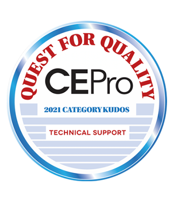 CEPro - 2021 Category Kudos Technical Support